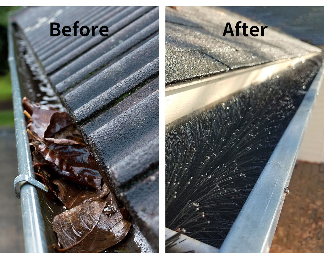 24x Gutter Brush Guard Leaf Heavy Duty Twigs Filter Garden 92x10cm