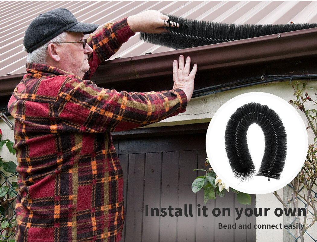 24x Gutter Brush Guard Leaf Heavy Duty Twigs Filter Garden 92x10cm