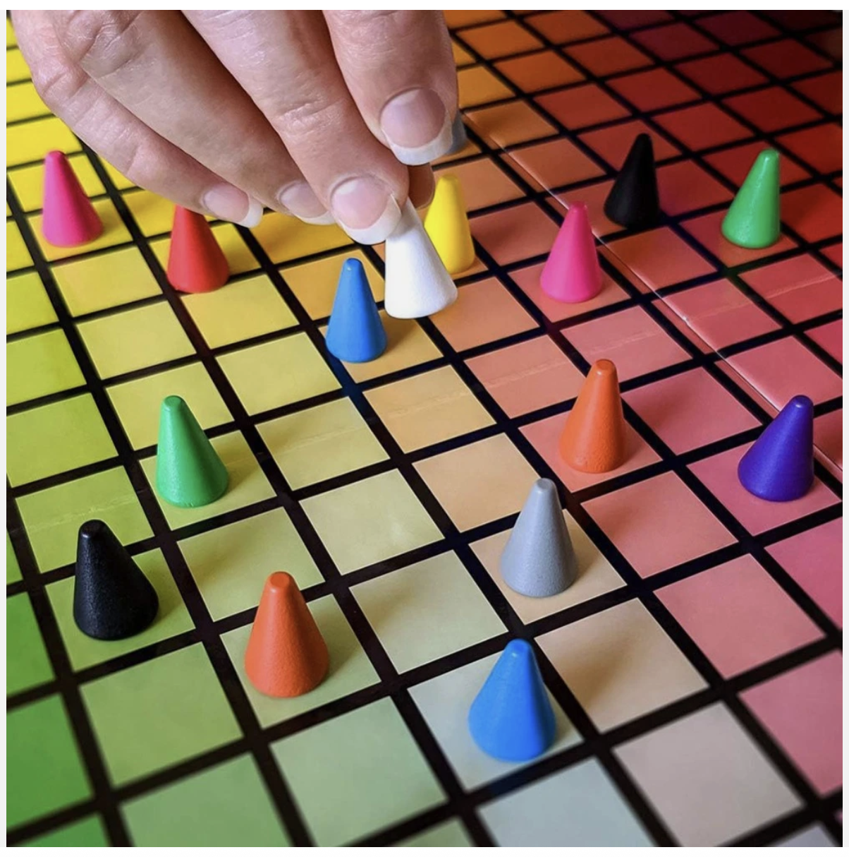 HUES and CUES A Guessing Game Vibrant Color Guessing Board Game For 3-10 Players