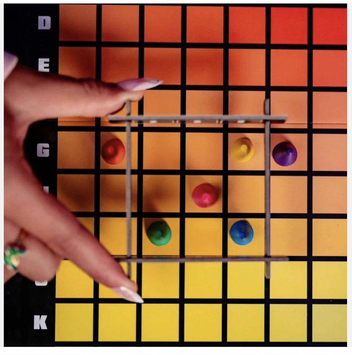 HUES and CUES A Guessing Game Vibrant Color Guessing Board Game For 3-10 Players