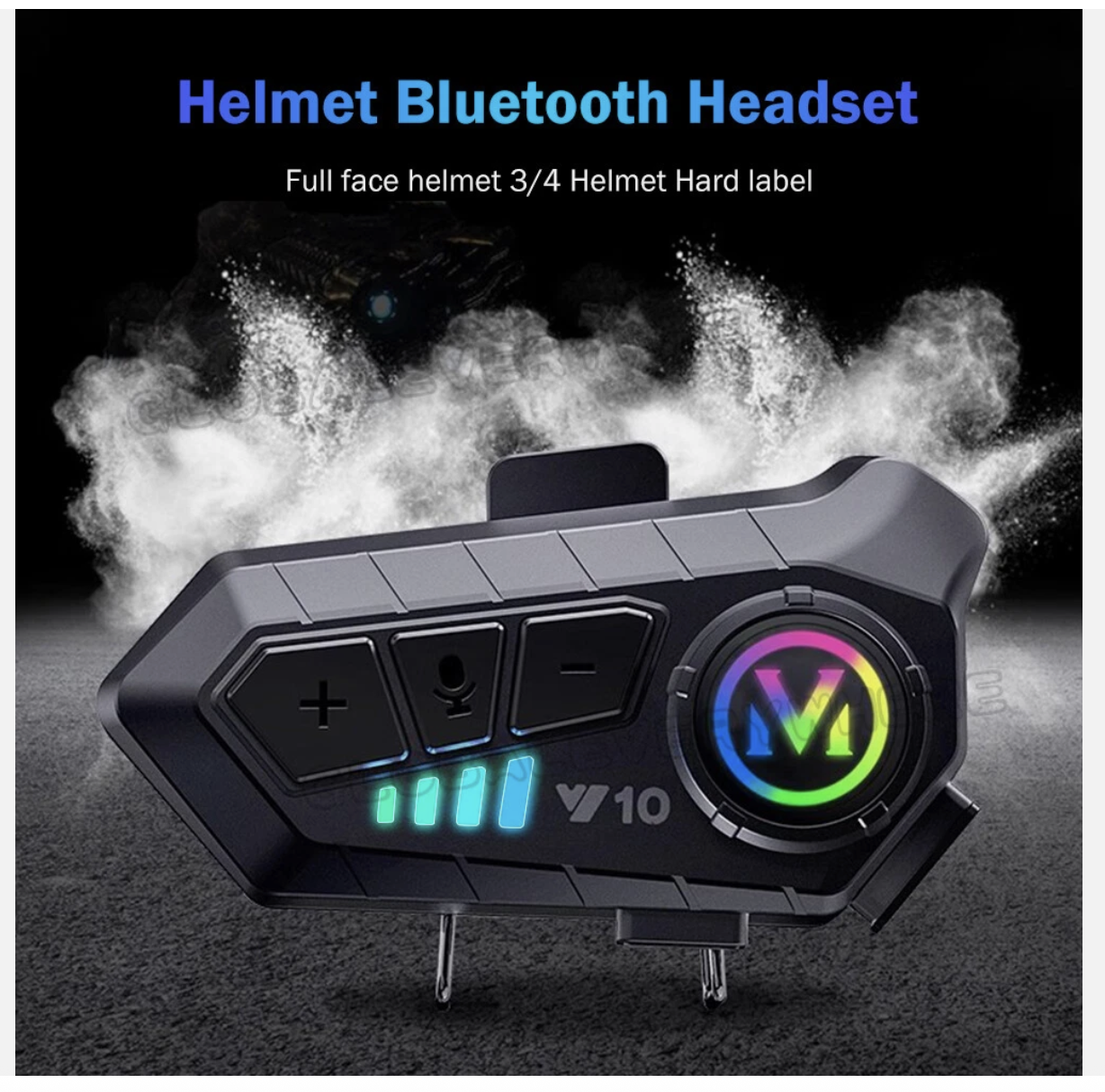 HiFi Bluetooth Motorcycle Helmet Headset Wireless call Motorbike Headphone