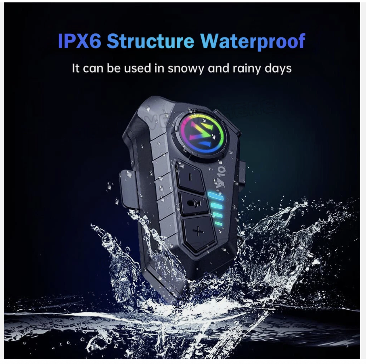 HiFi Bluetooth Motorcycle Helmet Headset Wireless call Motorbike Headphone