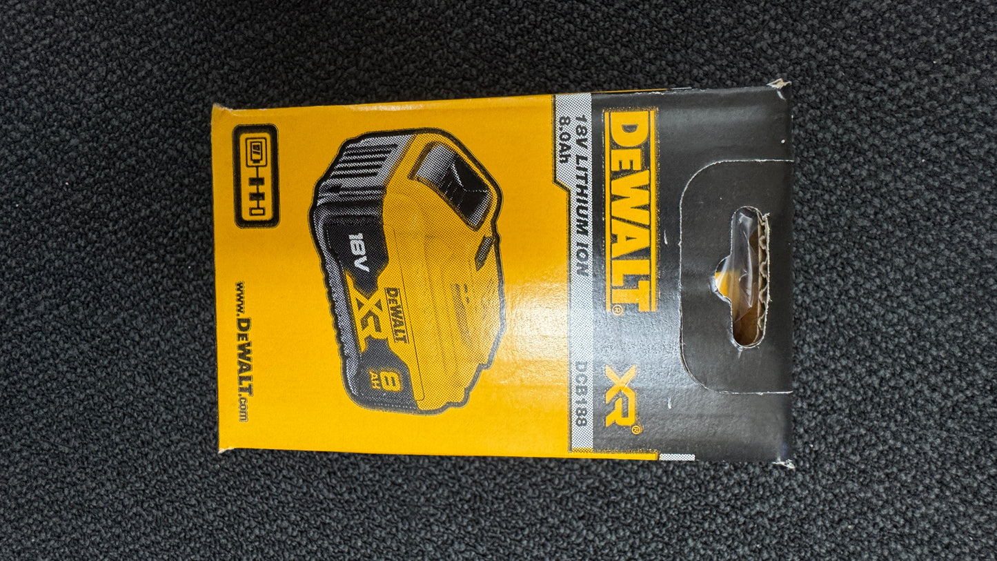 DeWalt DCB1880-XJ (0586341) 18V XR 8.0Ah Li-ion Cordless Power Tool Battery