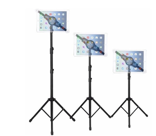 iPad 12.9'' | Tablet Tripod - Height Adjustable 360 Rotating Floor Stand