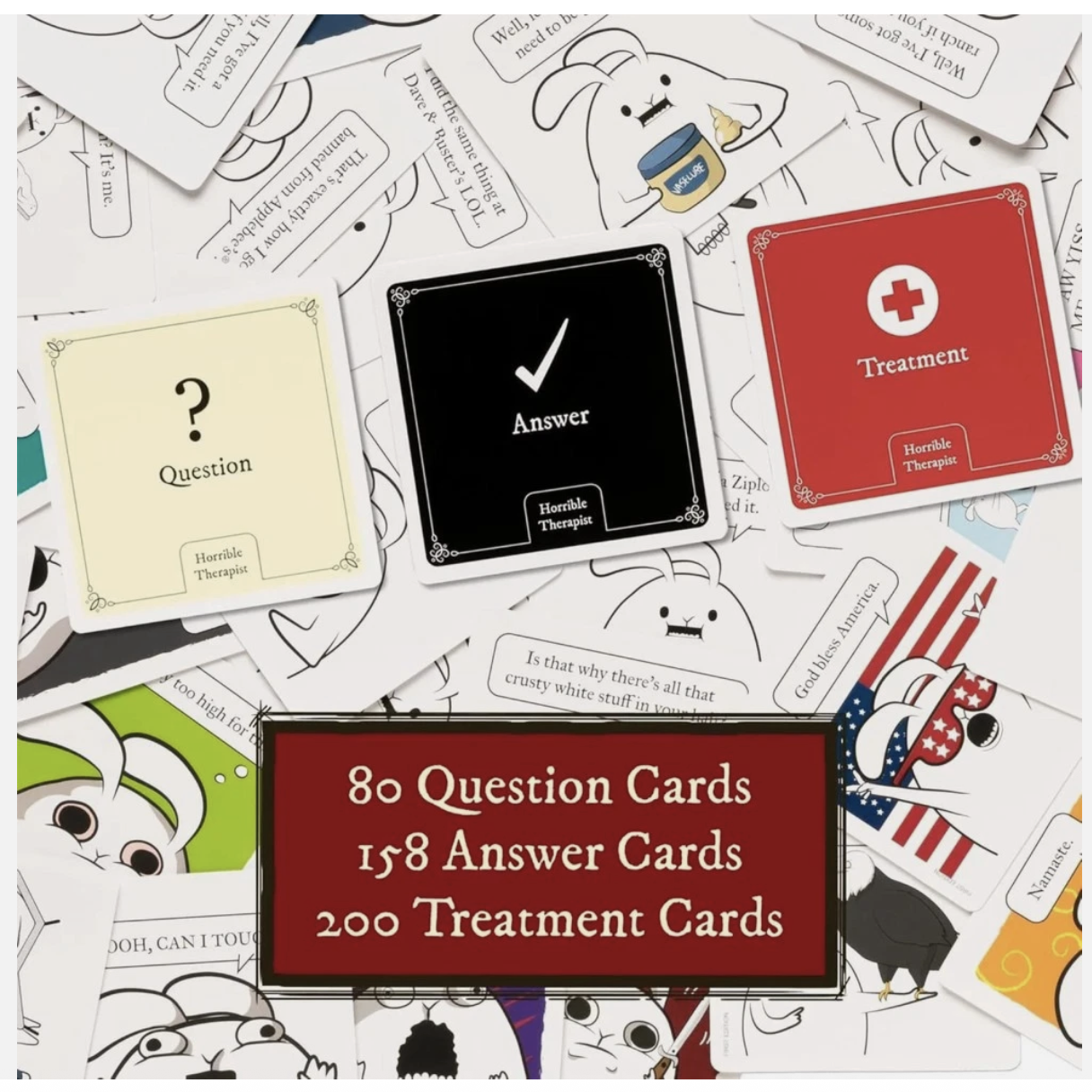 Exploding Kittens Horrible Therapist Card Game Fun Family Adults & Ages 17+