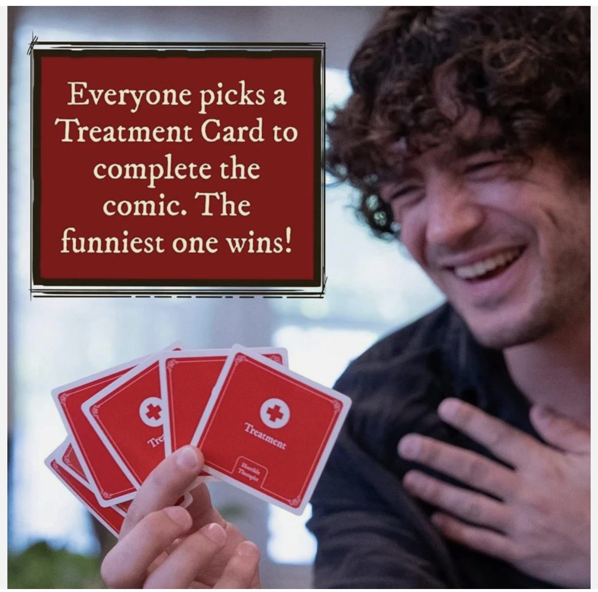 Exploding Kittens Horrible Therapist Card Game Fun Family Adults & Ages 17+