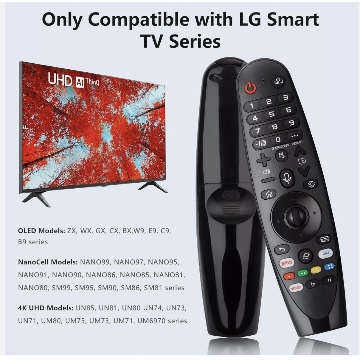 Remote Control For Replacement LG Magic smart tv AN-MR20GA AKB75855501