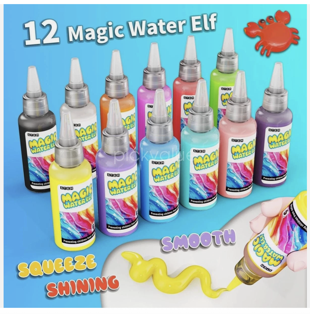 30Pcs Magic Water Elf Toy Kit Magic Gel Water Pets Sensory Toy Fun DIY Craft Kit