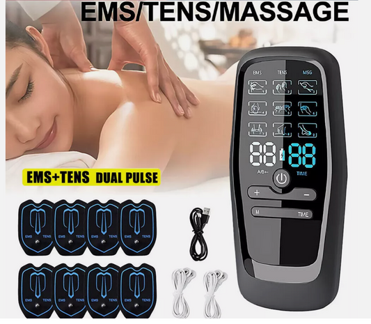 Electrical Massager Tens Machine Unit Pulse Muscle Stimulator Back Pain Therapy
