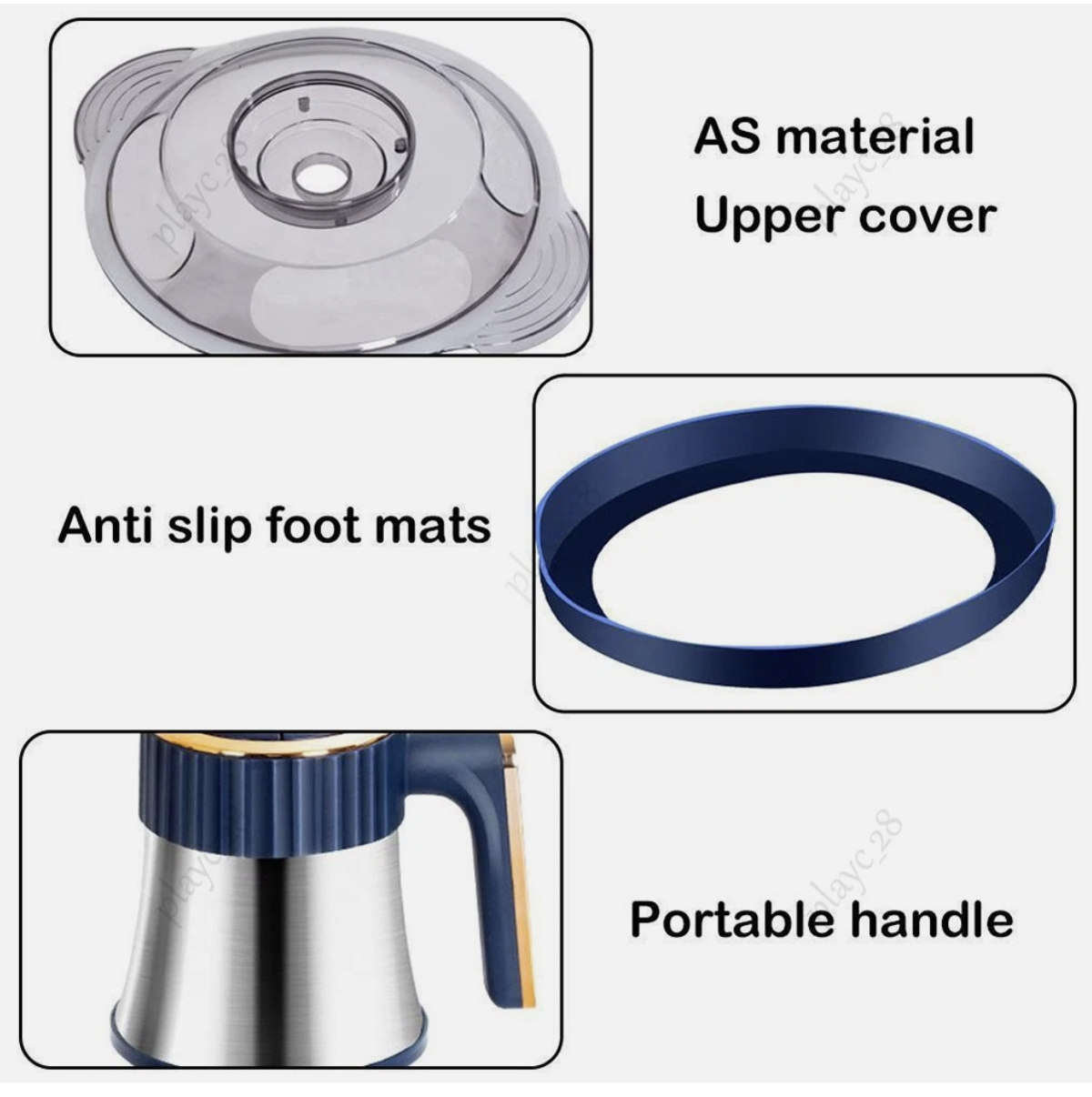 5L Electric Meat Grinder Mincer Sausage Vegetable Food Processor Blender Home