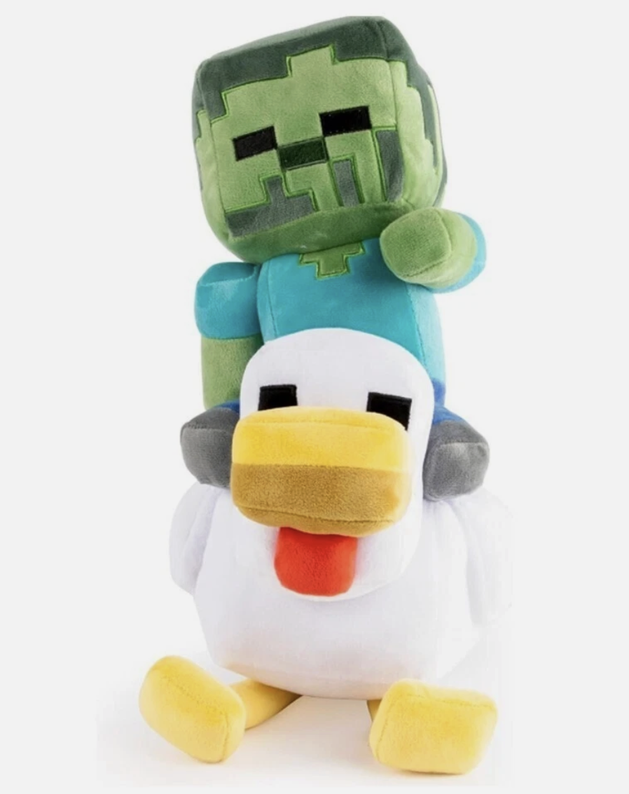 Minecraft Plush Toys Jay Franco Chicken Jockey Stuffed Animal Doll Kids Gifts