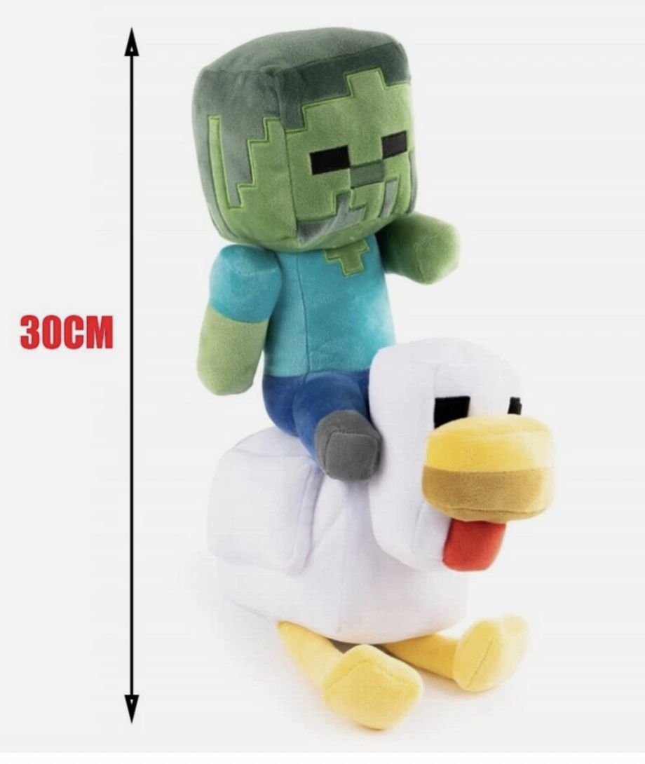 Minecraft Plush Toys Jay Franco Chicken Jockey Stuffed Animal Doll Kids Gifts