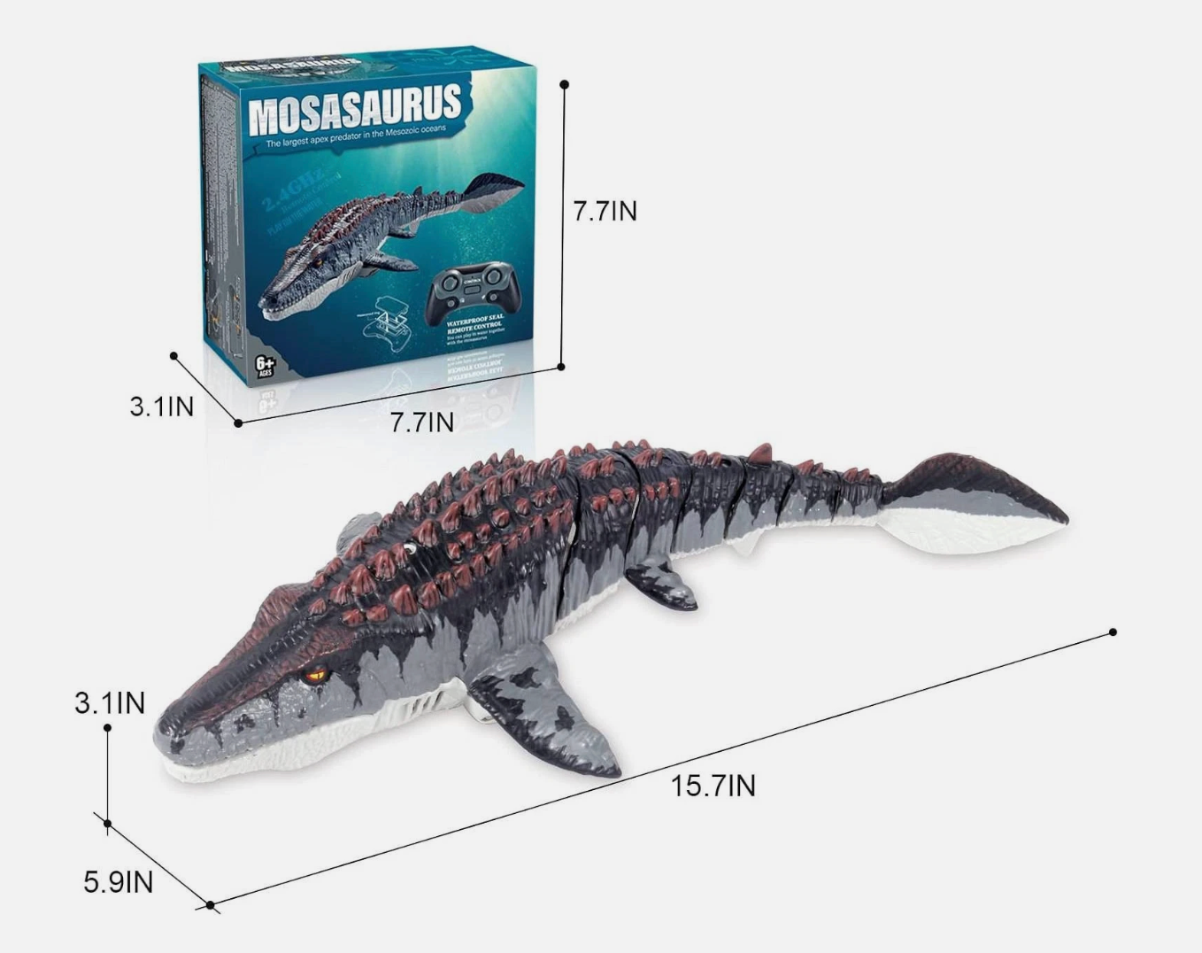 Remote Control Mosasaurus Pool Toy