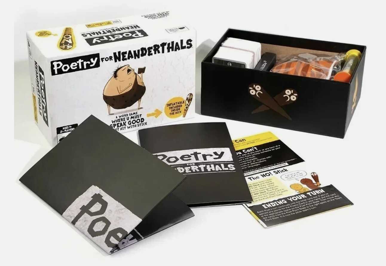 Poetry For Neanderthals - NEW Board Game -
