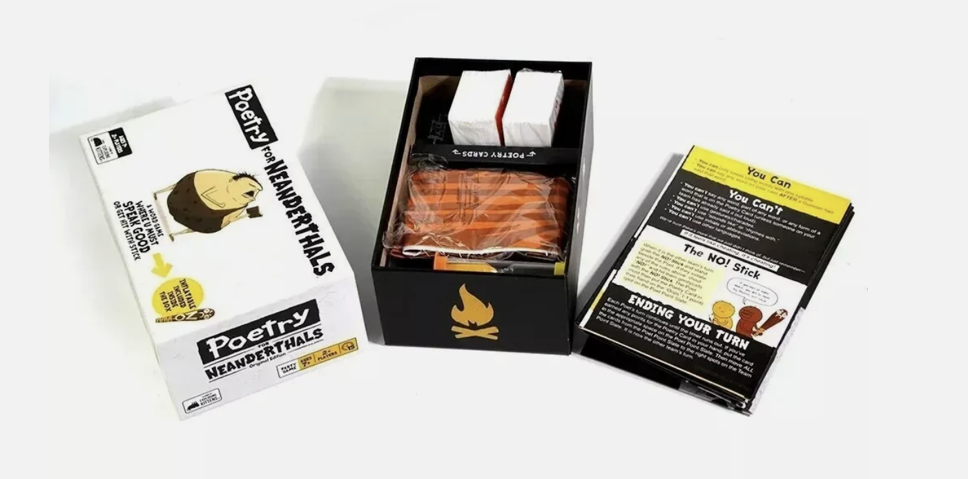 Poetry For Neanderthals - NEW Board Game -