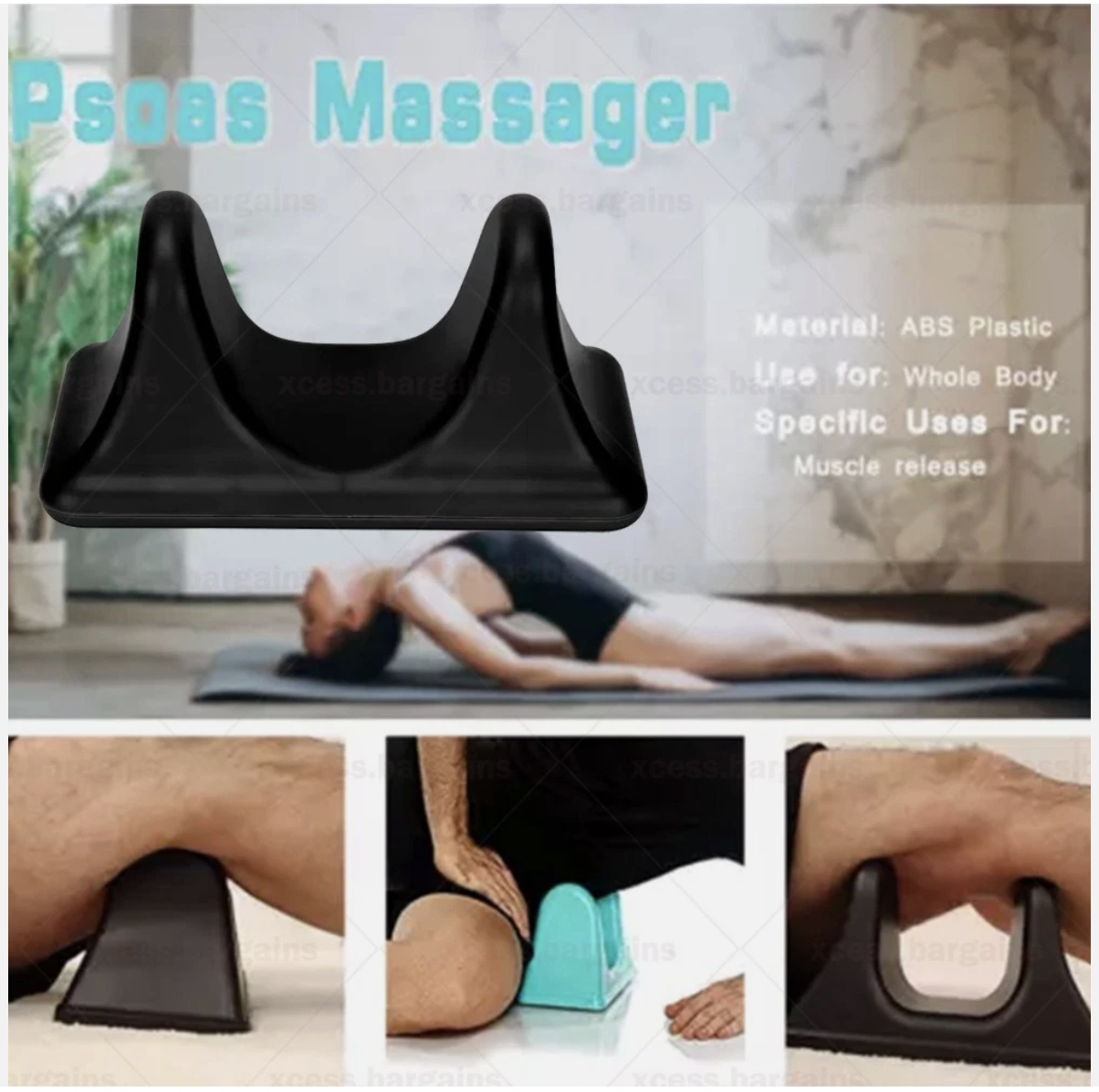 Psoas Muscle Release Tool and Deep Tissue Mass Body Massager Release Tool Gym
