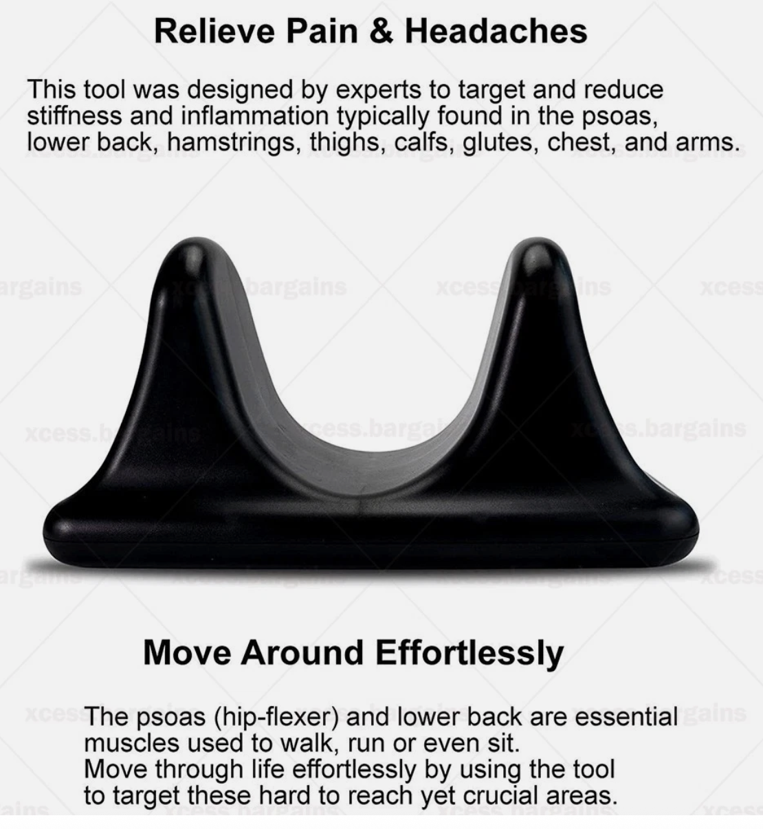 Psoas Muscle Release Tool and Deep Tissue Mass Body Massager Release Tool Gym