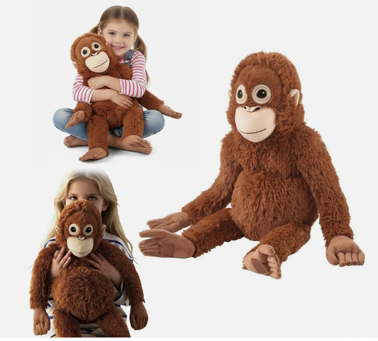 Punch Monkey compatible IKEA DJUNGELSKOG Orangutan Plush 36cm 14" Toy Monkey
