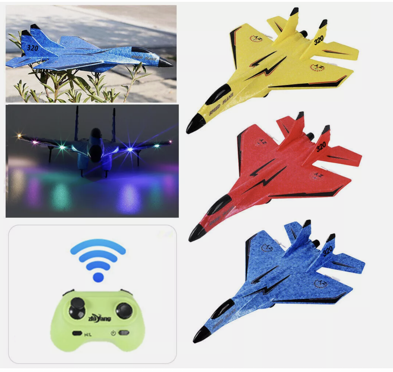 Remote Control Plane RC Airplane EPP Foam 2.4 Ghz SU-35 RC Toy Kids Gift