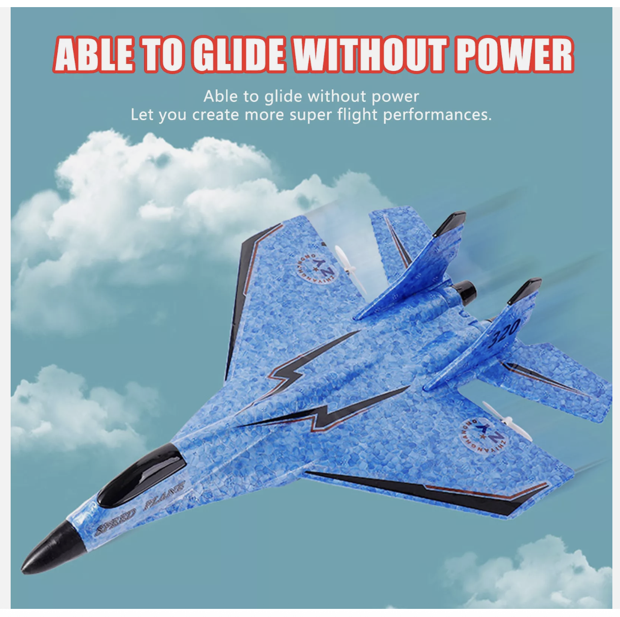 Remote Control Plane RC Airplane EPP Foam 2.4 Ghz SU-35 RC Toy Kids Gift