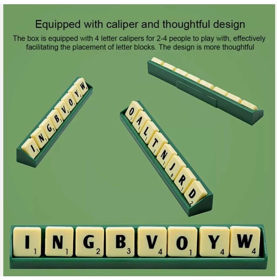 Scrabble Board Family Indoor Game Kid Adult Educational Toy Party Fun Words