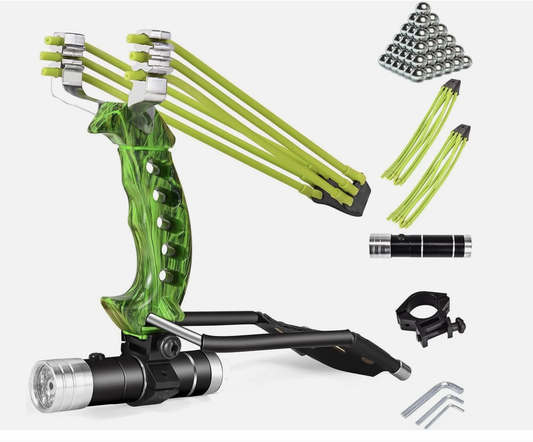 Powerful Folding Wrist Hunting Slingshot