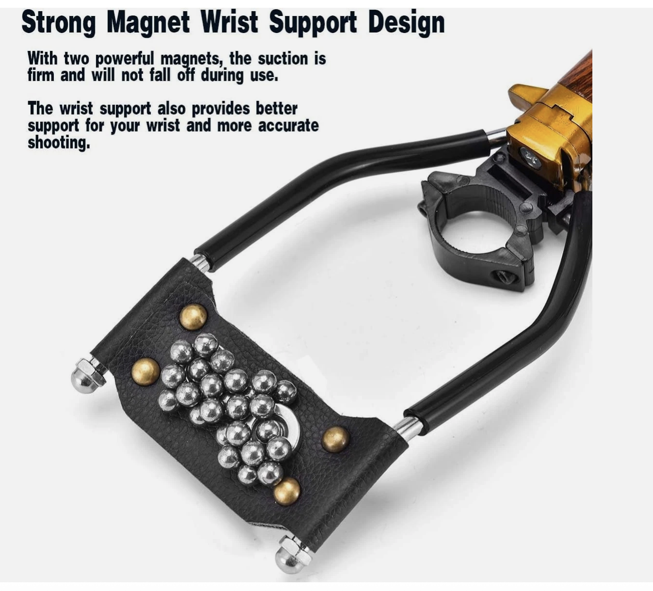 Powerful Folding Wrist Hunting Slingshot