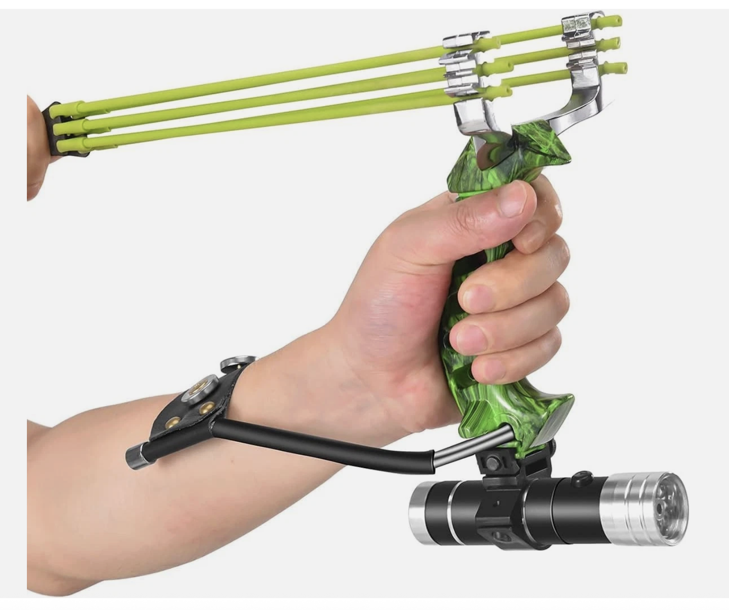 Powerful Folding Wrist Hunting Slingshot