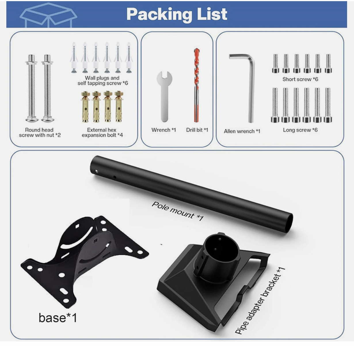 For Starlink Roof Mount Gen 3, 180° Adjustable Starlink Pivot Mount, Heavy Duty