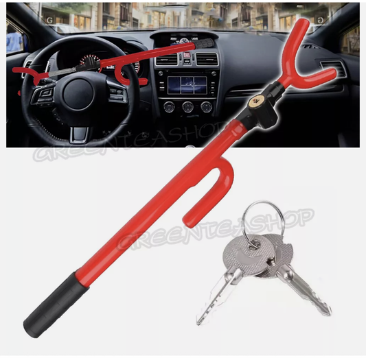 Steering Wheel Lock The Club Twin Hooks Anti Theft Universal Car Van Truck SUV