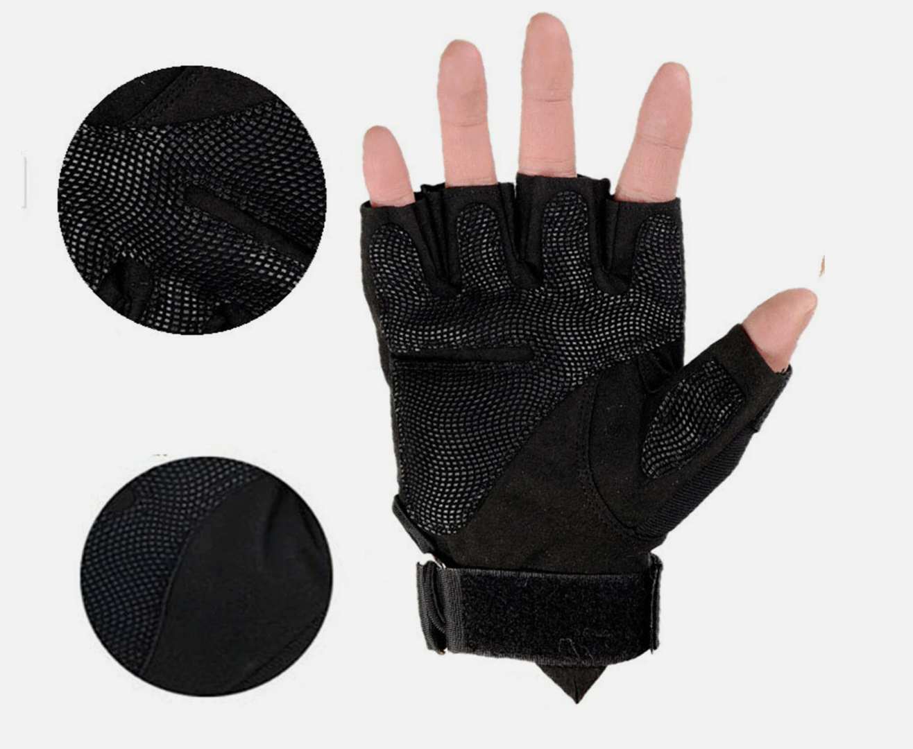 Military Tactical Glove Winter Half Finger Fingerless Gloves Army Combat Hunting