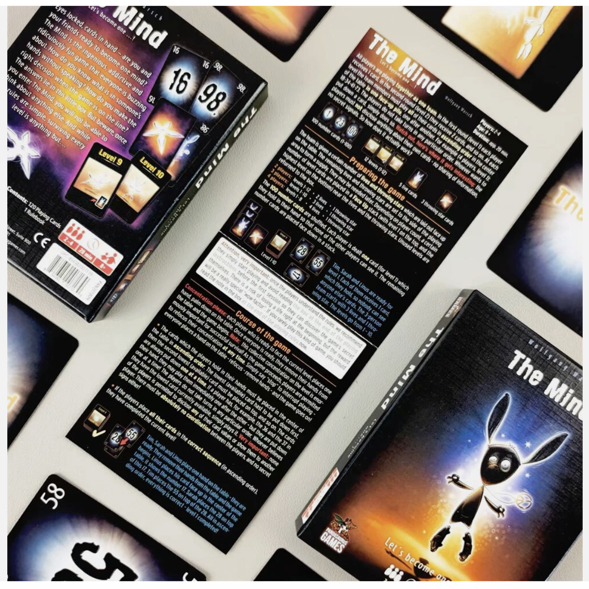 The Mind Card Game Party Puzzle Board Game Team Experience Interactive