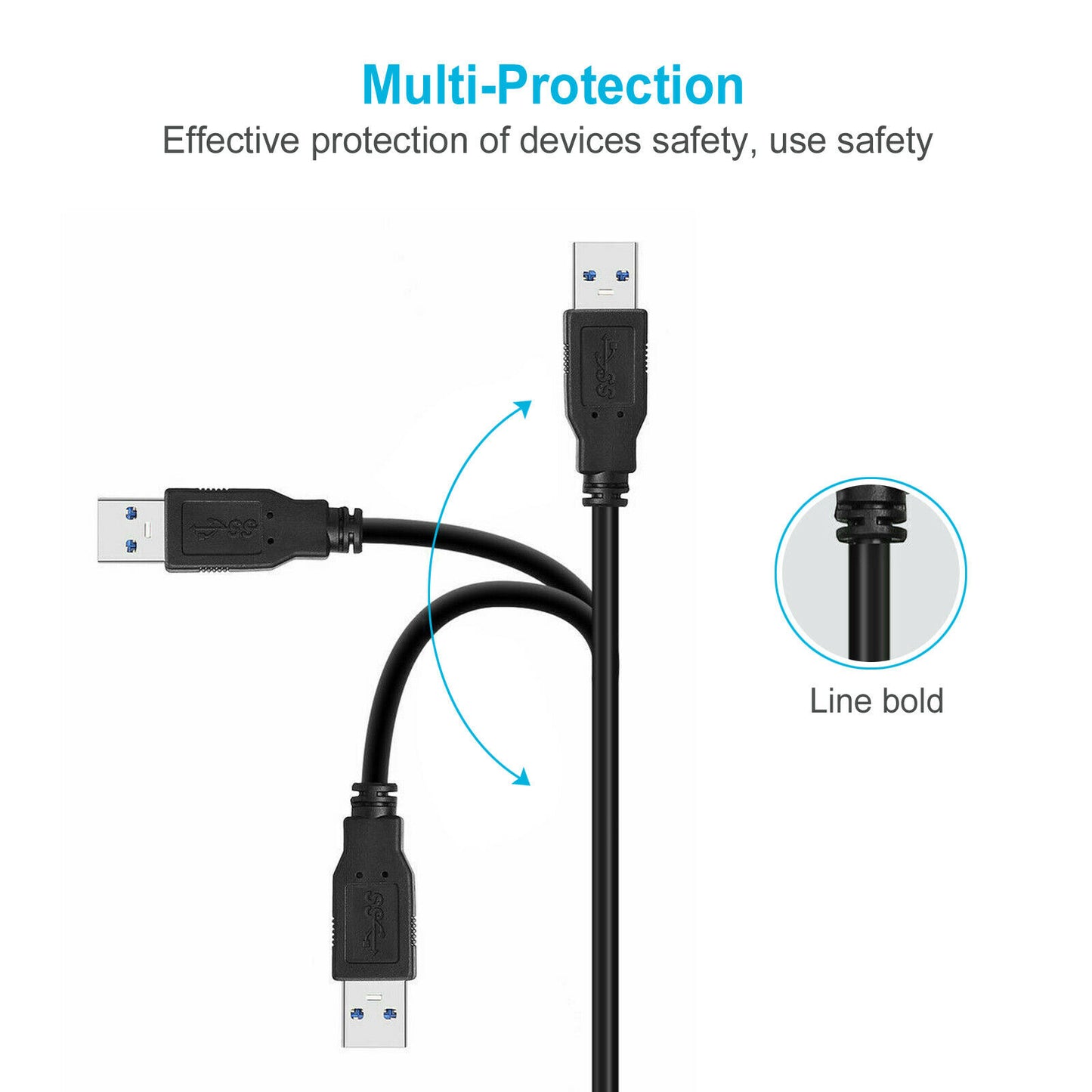 USB 3.0 to HDMI Cable Converter Display Graphic Adapter For Laptop PC HD 1080P