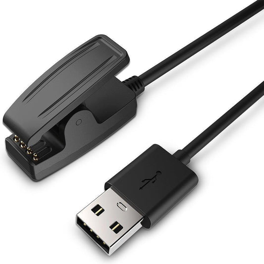 USB Charging CABLE Clip Charger Cord for Garmin Vivomove HR / Approach S20 / G10