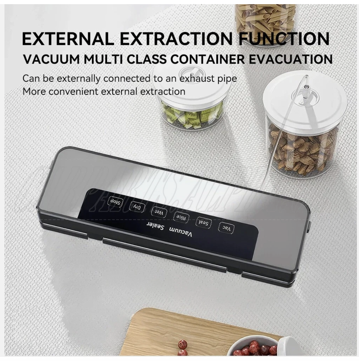 Commercial Vacuum Sealer Machine Fresh Dry Wet Food Saver Storage With 30pc Bags