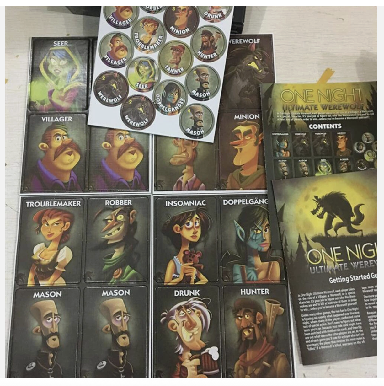 10 Mins Game One Ultimate Werewolf Card Games Night Board