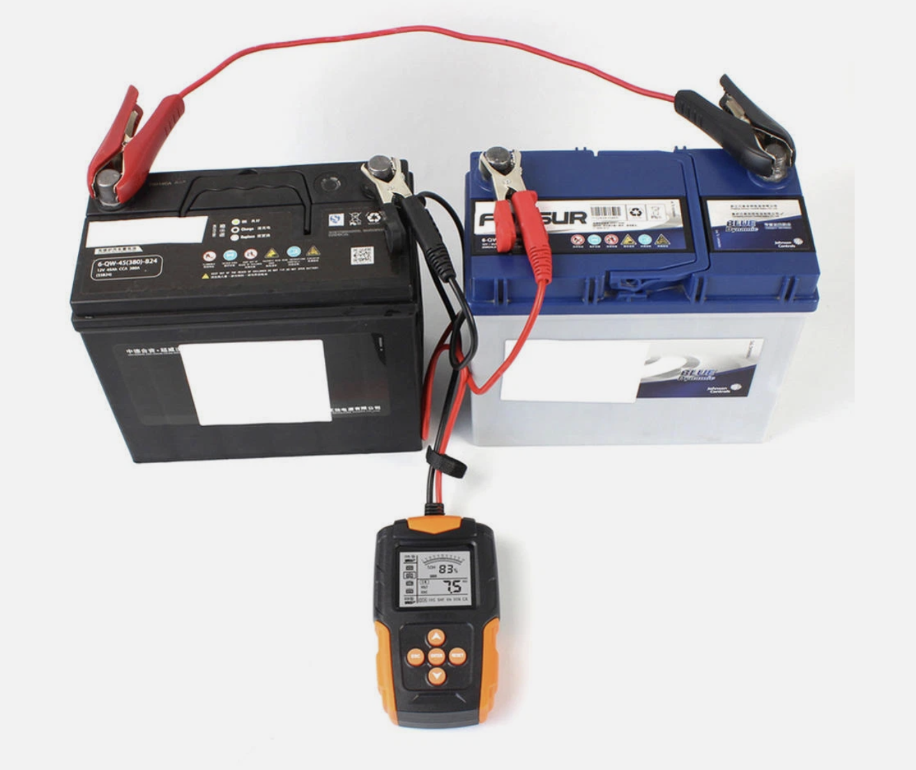 Car Battery Tester 12V 24V Gel AGM WET Battery Analyzer Charging Diagnostic Test
