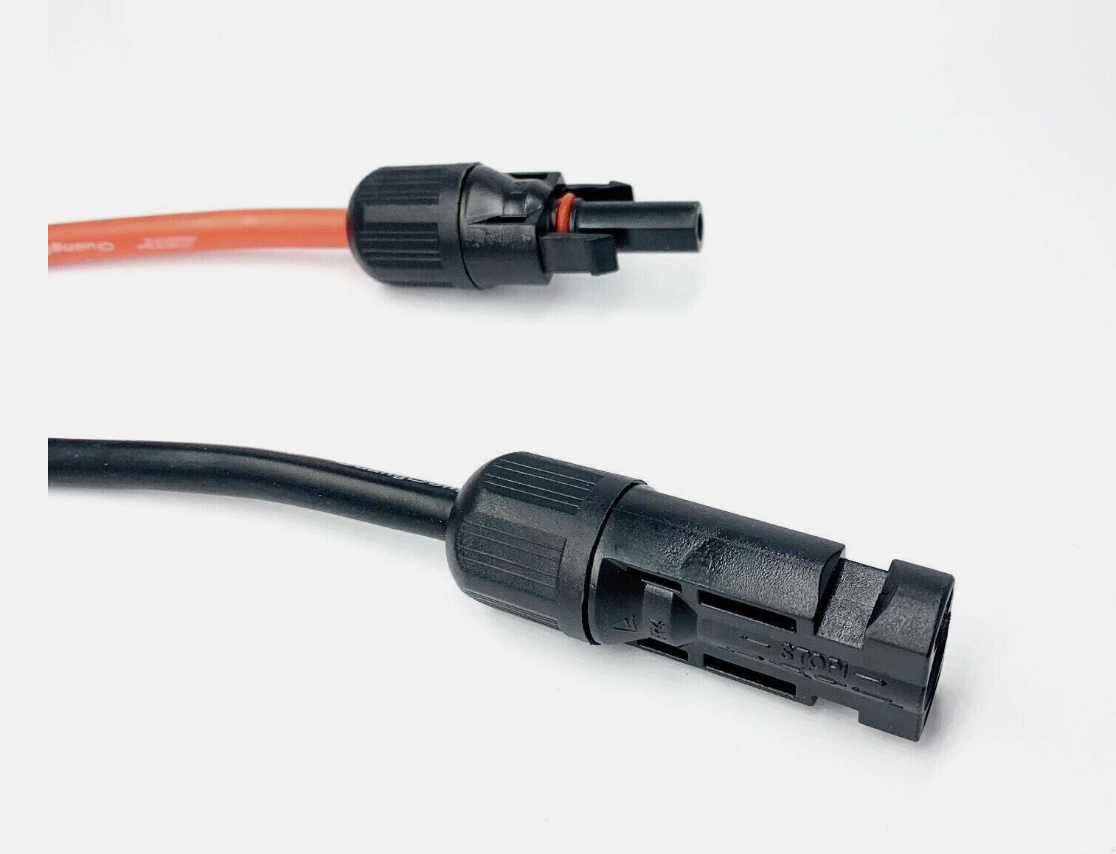 50 AMP ANDERSON PLUG TO SOLAR PANEL CABLE WIRING Y ADAPTOR CONNECTOR 30CM