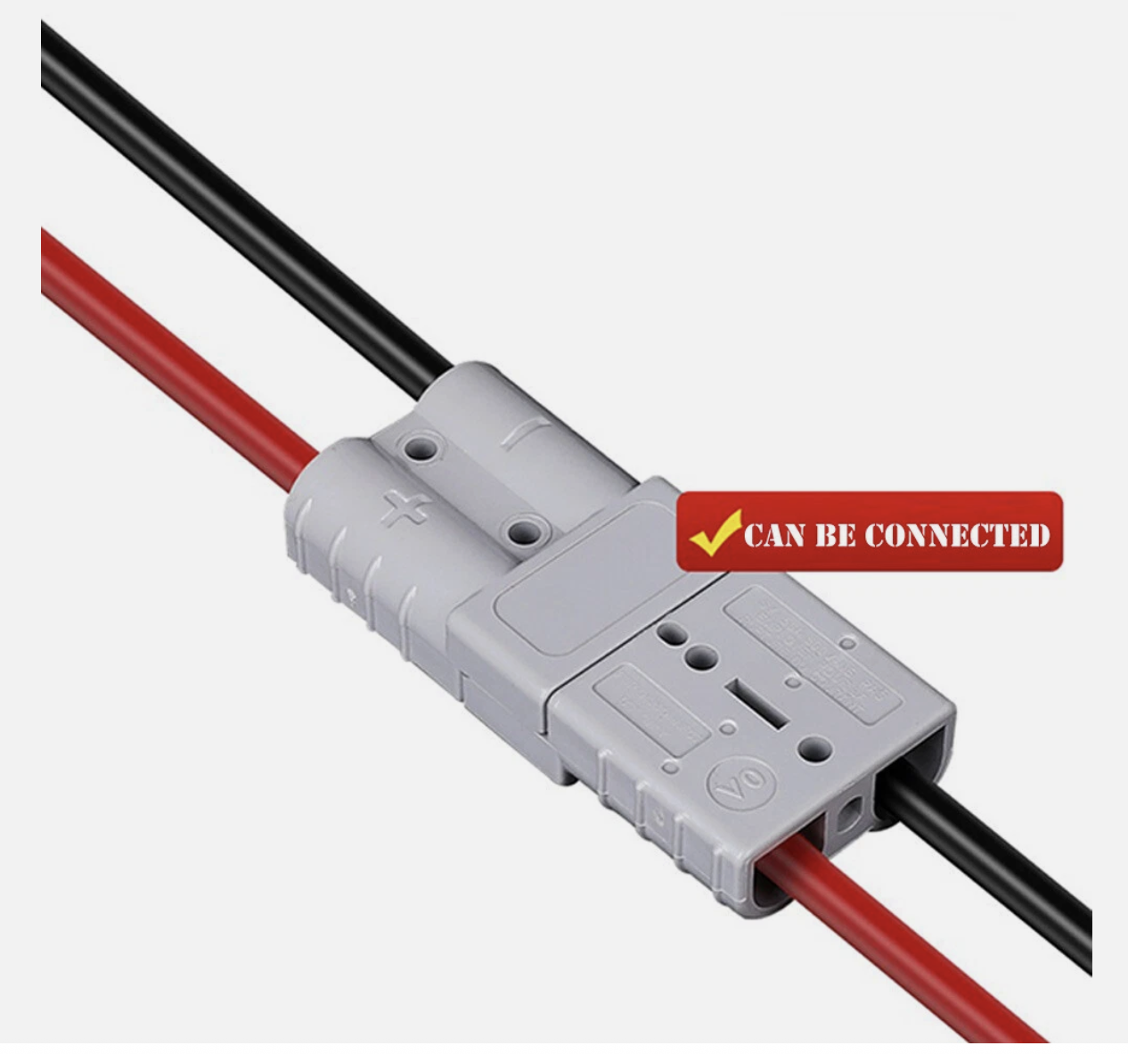 50 AMP ANDERSON PLUG TO SOLAR PANEL CABLE WIRING Y ADAPTOR CONNECTOR 30CM