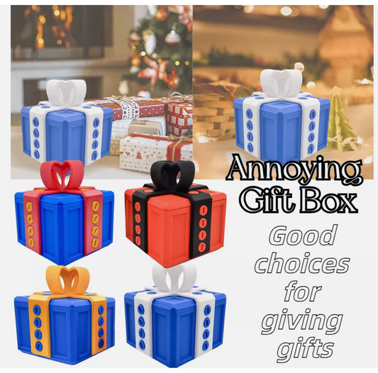 3D Annoying Gift Box with Screws Twist Storage Decorations Ornaments