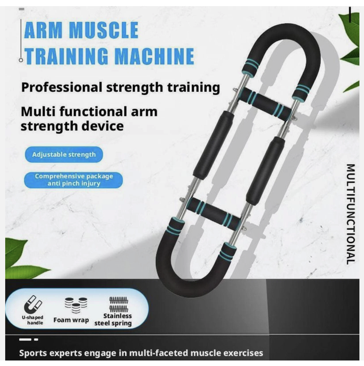 Adjustable Arm Trainer 3 Levels Detachable Chest Training Twister Home Workout