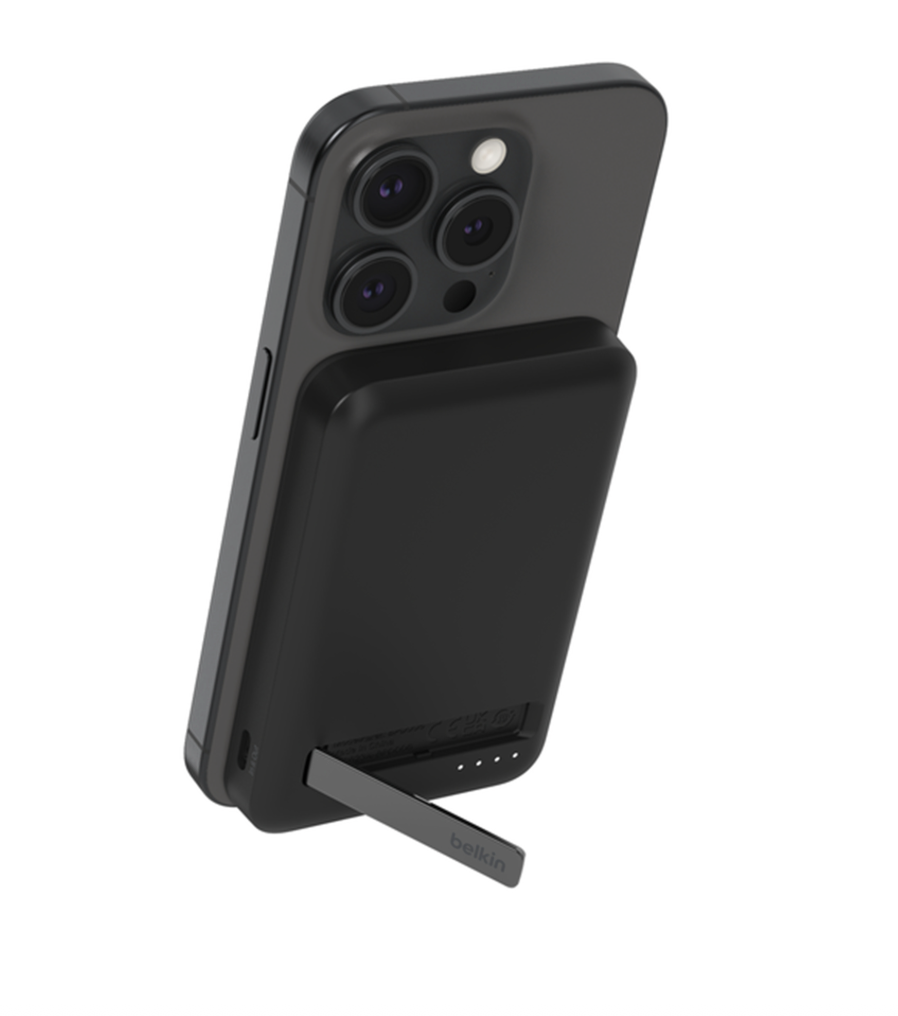 Belkin BoostCharge Pro Qi2 15W 5K Magnetic Power Bank - Black