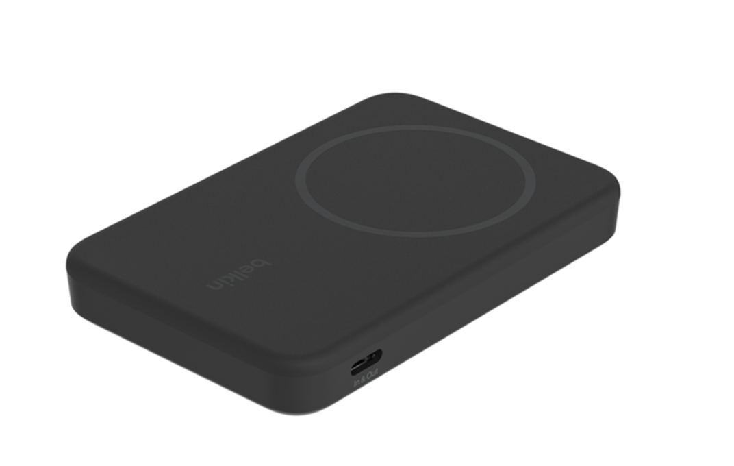 Belkin BoostCharge Pro Qi2 15W 5K Magnetic Power Bank - Black