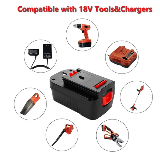 HPB18-OPE For Black+Decker 18V HPB18 Replacement Battery A1718 FS18FL 244760-00