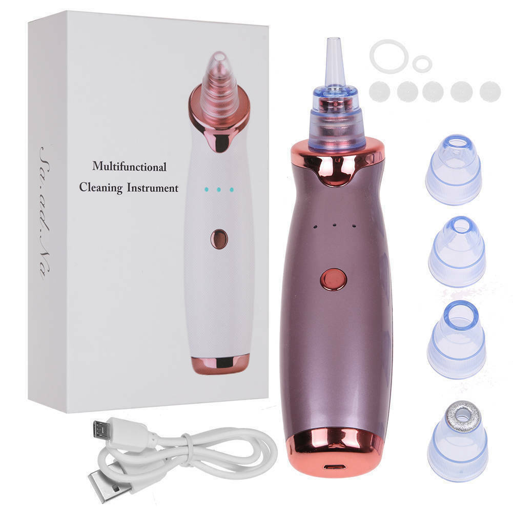 Electric Facial Skin Care Pore Blackhead Remover Cleaner Vacuum Acne Cleanser