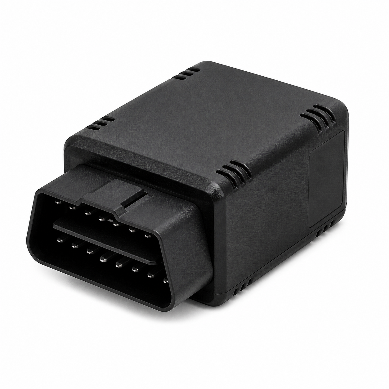 Black Bluetooth OBD2 vehicle diagnostic scanner