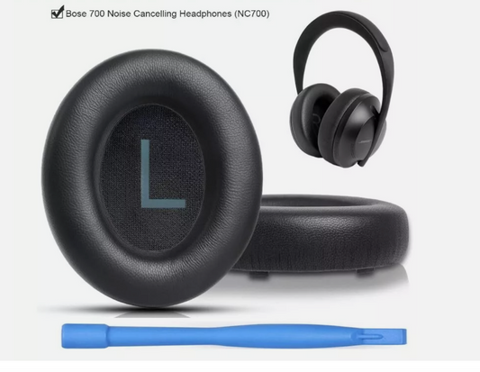 Bose NC700 Ear Pads Replacement Cushions Wireless Headphones NC 700 Covers Black