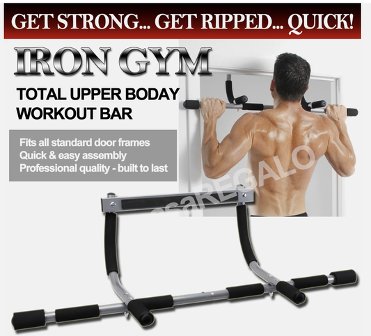 Portable Upper Body Gym Workout Home Exercise Door gym Pull Chin Up Iron Bar ABS