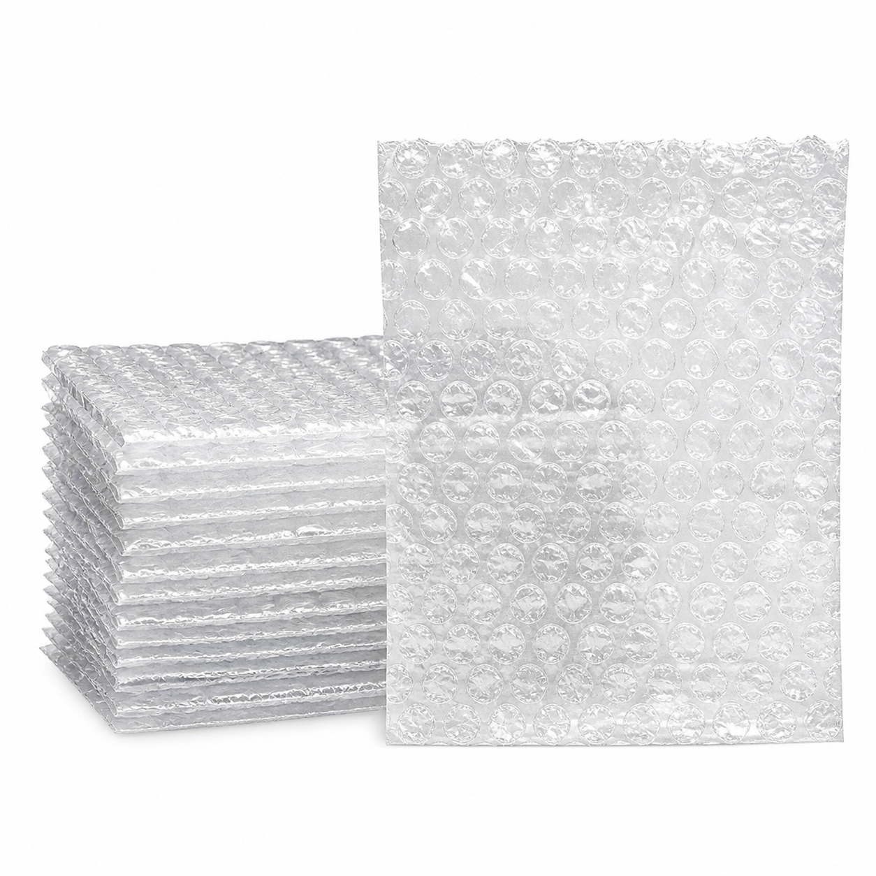 Clear poly bubble protective bags