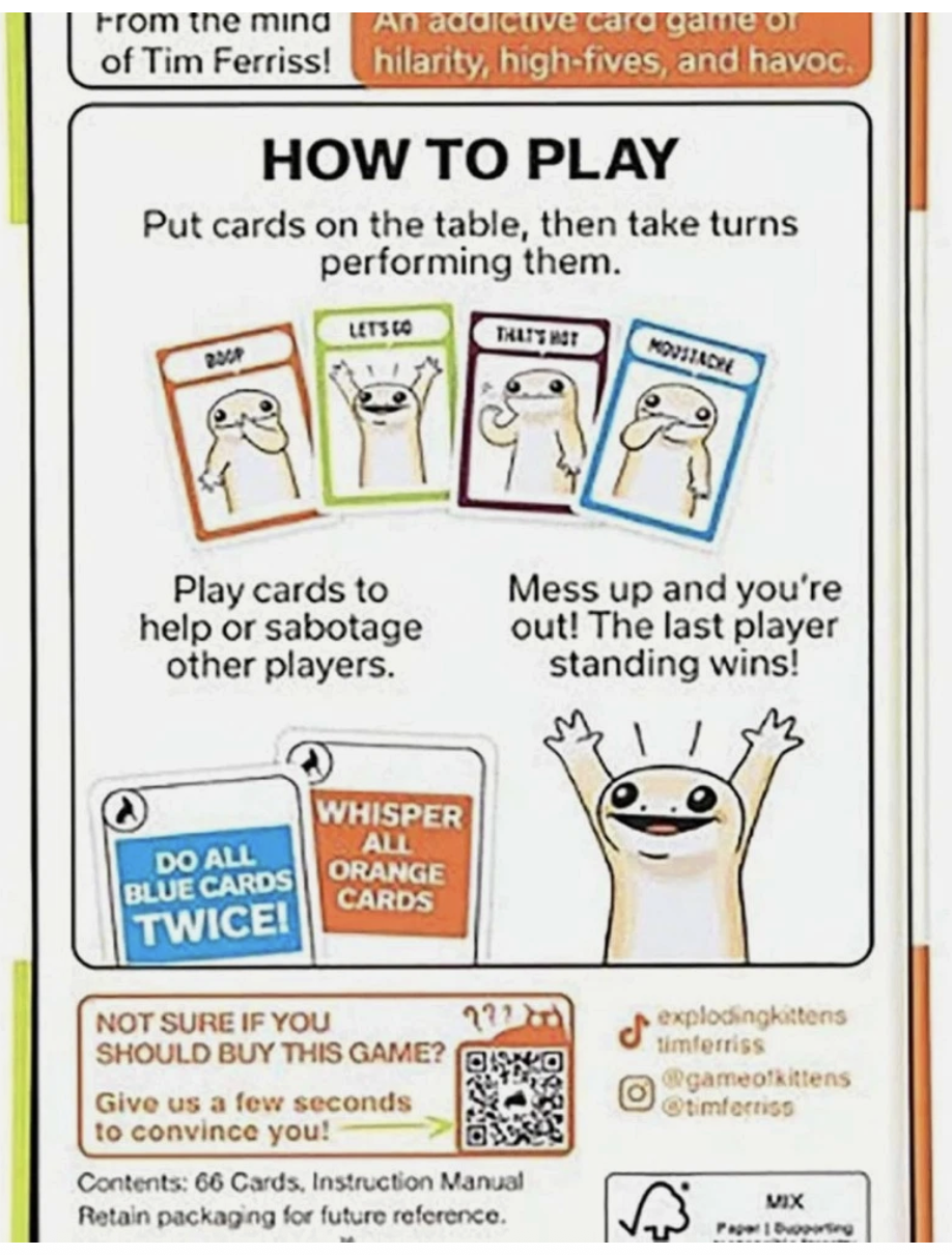 Coyote Party Game, Action-Packed Party Card Games, for Friends, Teens